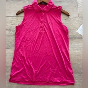 GFORE WOMEN'S Featherweight Sleeveless Golf Shirt